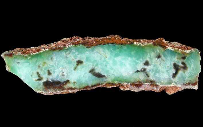 Polished Green Chrysoprase Slab - Western Australia #63336